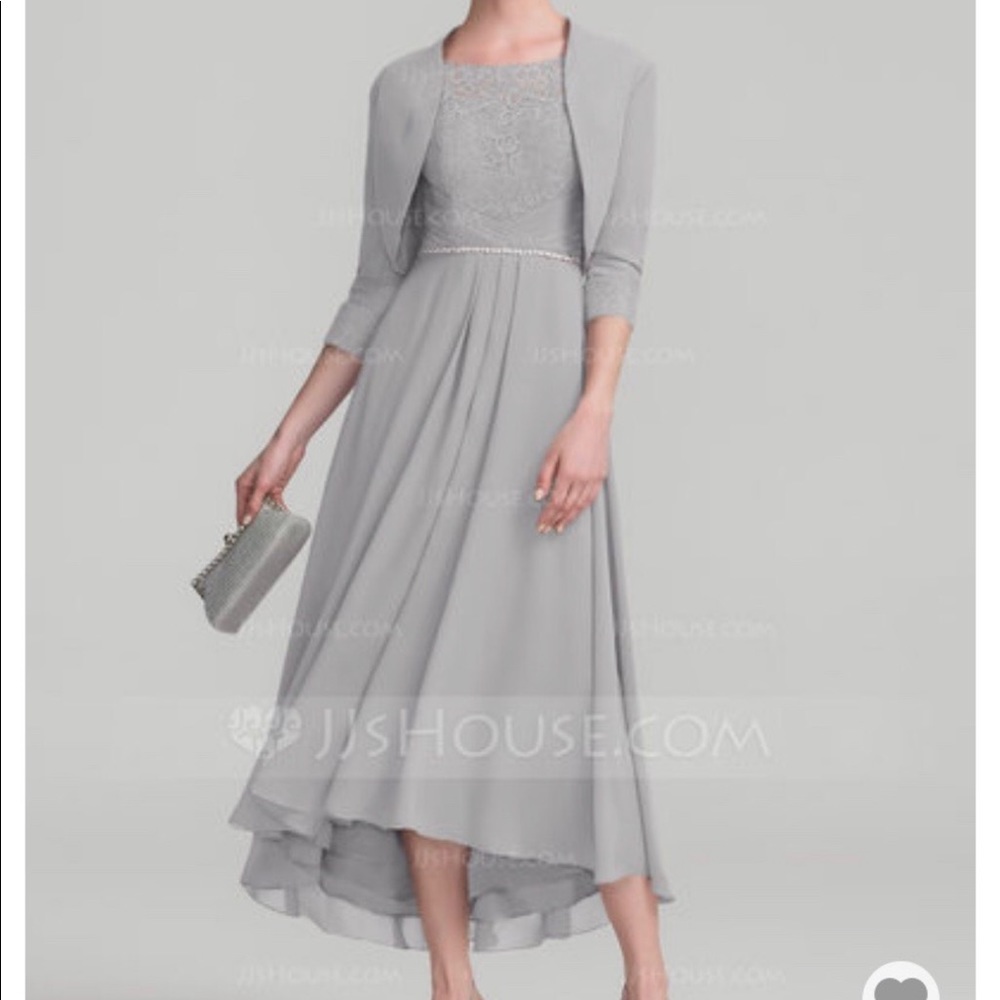 NWT JJ’s house grey dress